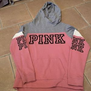 pink sweatshirt